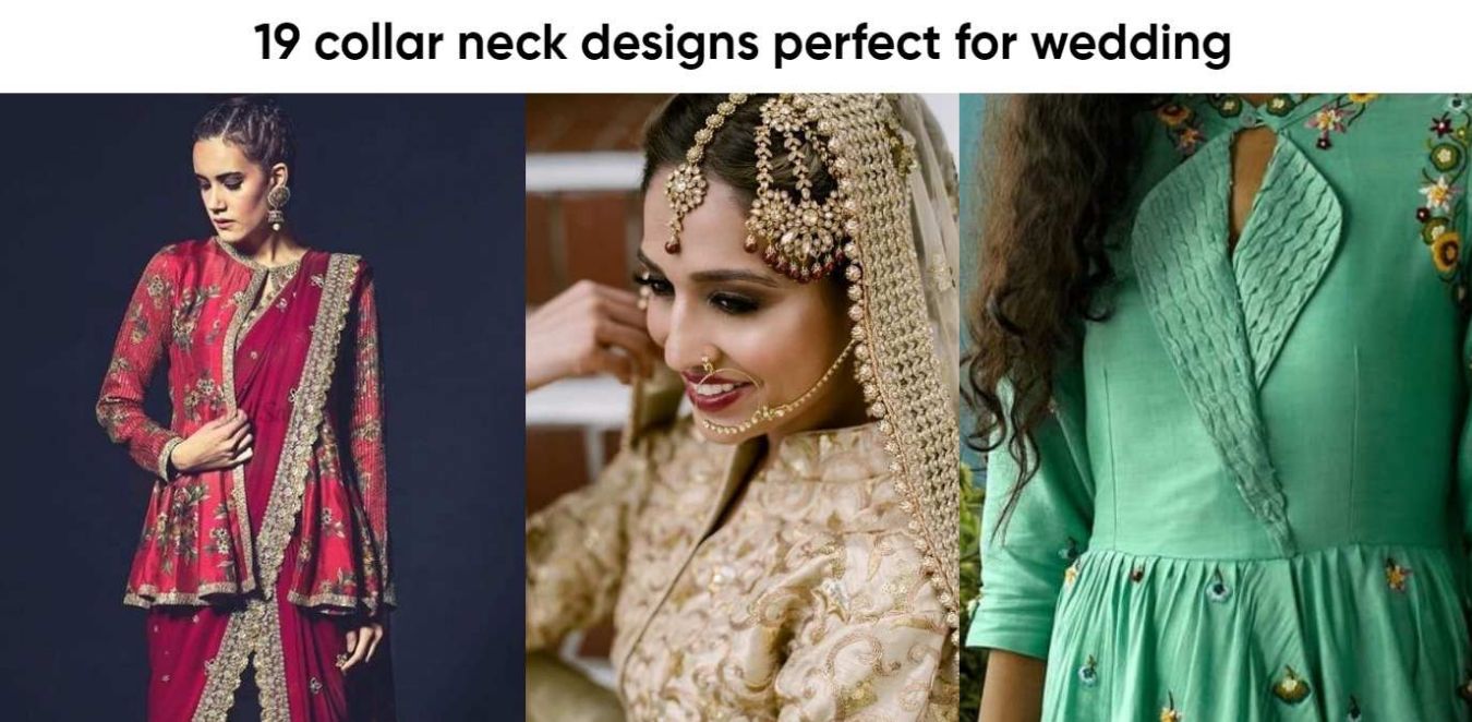 Top 19 Designs for Collar Neck Blouses That Are Perfect for Weddings